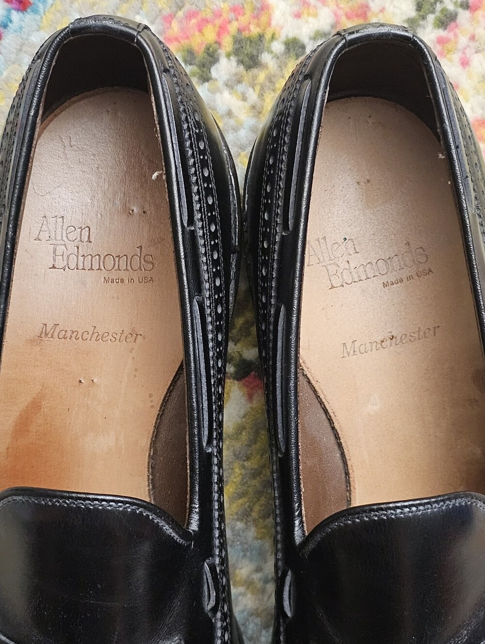 Allen Edmonds Manchester Shoes Mens Size 9 1/2 D Tassel Loafers Dress Shoes - Picture 11 of 14
